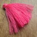 kwastje neon roze