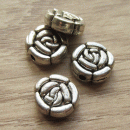 Metalen kraal roosje