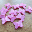 Vlinderkraal roze acryl