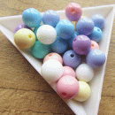 Pastelkralen acryl kinderkralen