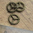 Tandwiel metaal sieraden maken brons