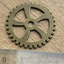 Tandwiel brons groot steampunk