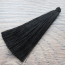 Lang kwastje zwart sieraden maken