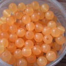 Kunststof kraal jelly-stijl oranje