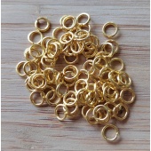 Open ringetjes goud sieraden maken