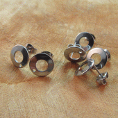 stainless steel oorstekers