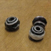 Lampwork glaskraal rondelle