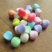 Kleurrijke acryl kraal kussentje