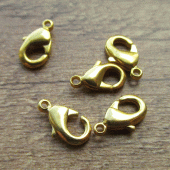 Karabijnsluiting goudkleurig 