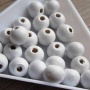 Houten kraal wit 8 mm