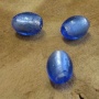 Zilverfolie kraal blauw