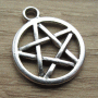 Bedel pentagram, pentakel zilver