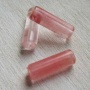 Cherry quartz kraal buisvormig